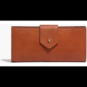 MADEWELL post wallet in English saddle